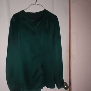 Banana Republic Deep Green Blouse
